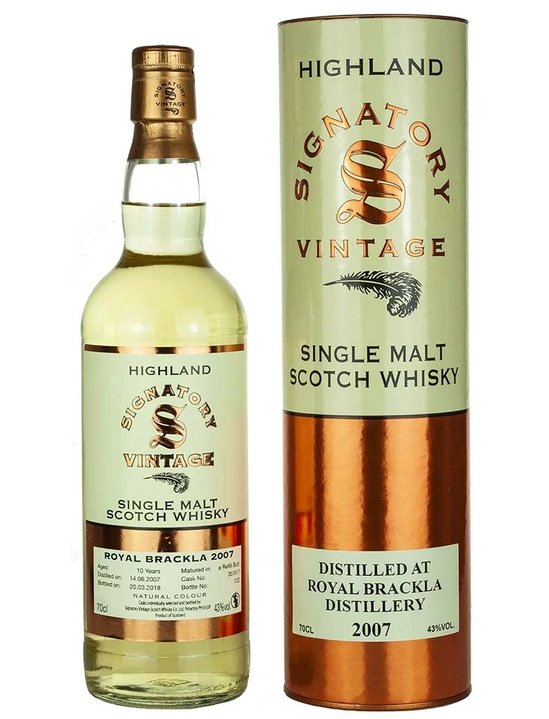 Royal Brackla 10 Year Old 2007 Signatory Highland