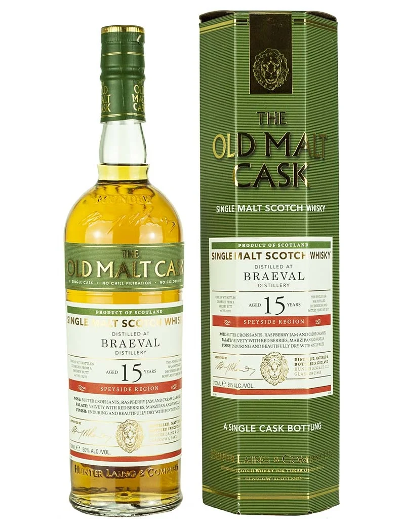Braeval (Braes of Glenlivet) 15 Year Old 2001 Old Malt Cask