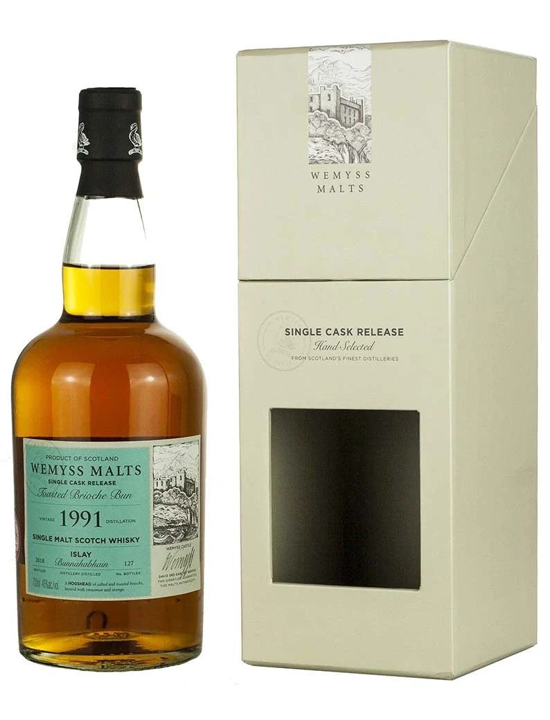 Bunnahabhain 26 Year Old 1991 Toasted Brioche Bun Wemyss