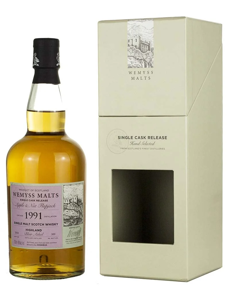 Blair Athol 26 Year Old 1991 Apple & Nut Flapjack Wemyss
