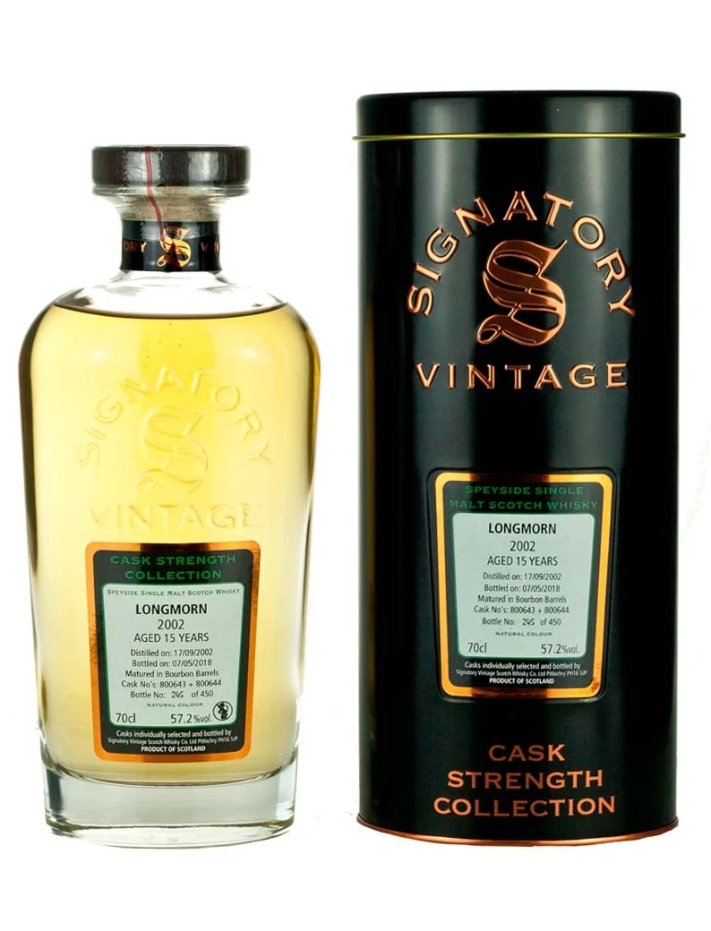 Longmorn 15 Year Old 2002 Signatory Cask Strength