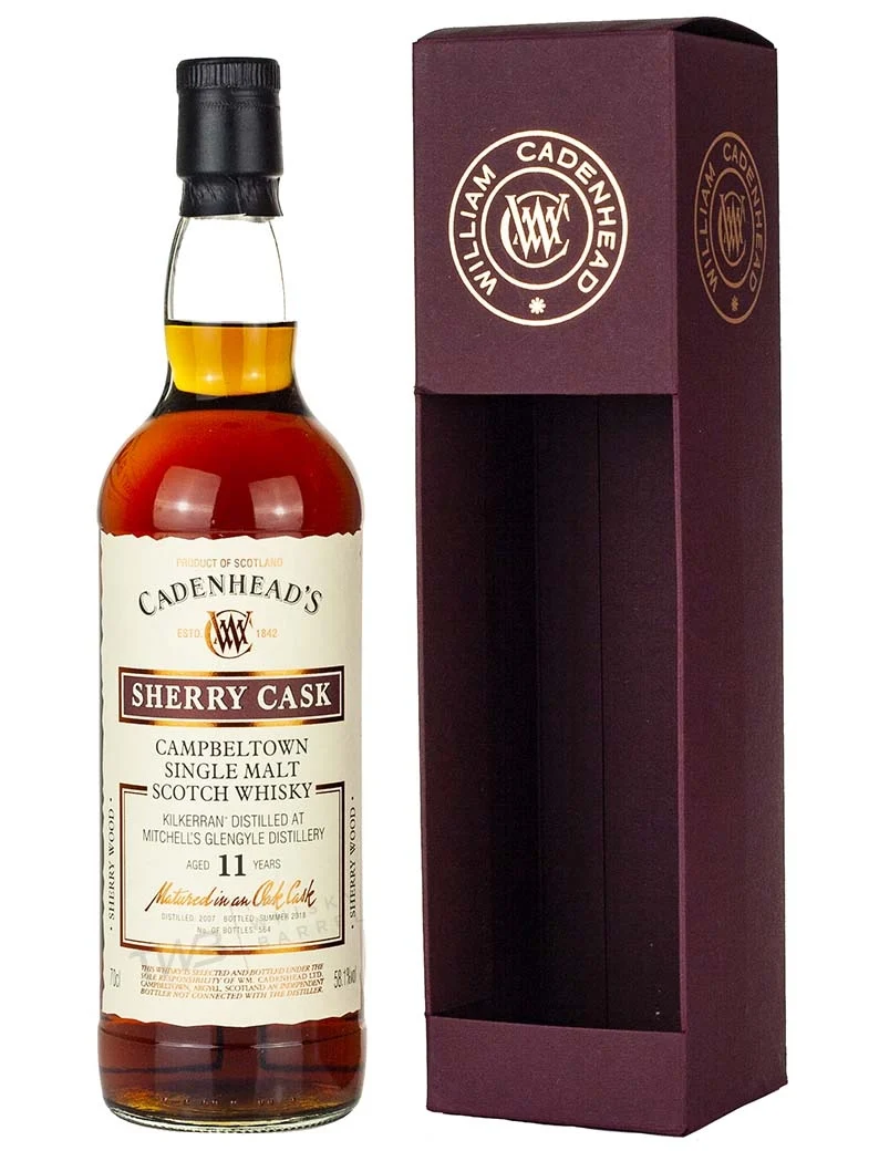 Glengyle Kilkerran 11 Year Old 2007 Cadenhead's Sherry Cask