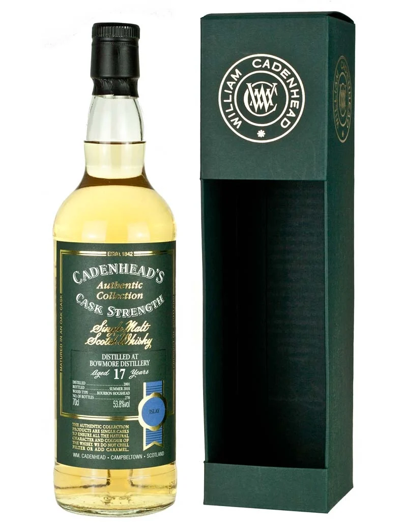 Bowmore 17 Year Old 2001 Cadenhead's Authentic Collection