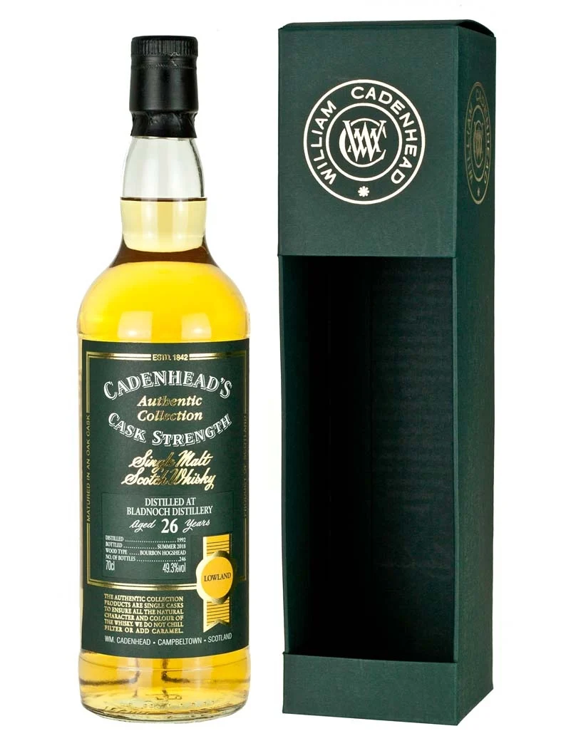 Bladnoch 26 Year Old 1992 Cadenhead's Authentic Collection