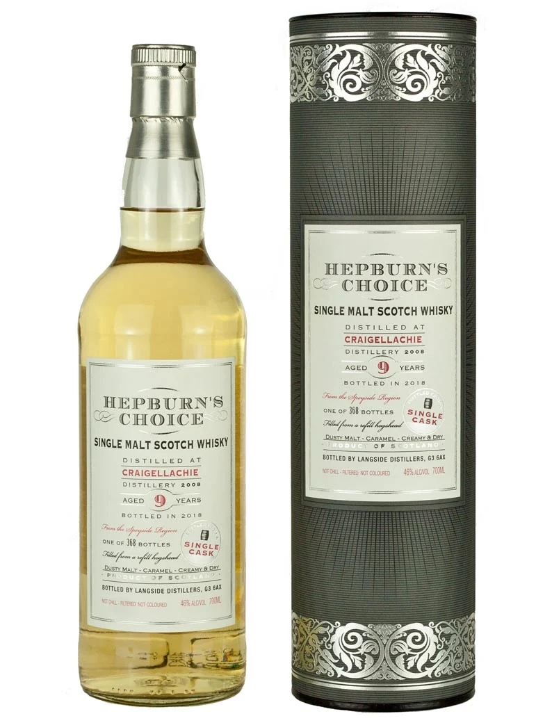 Craigellachie 9 Year Old 2008 Hepburn's Choice