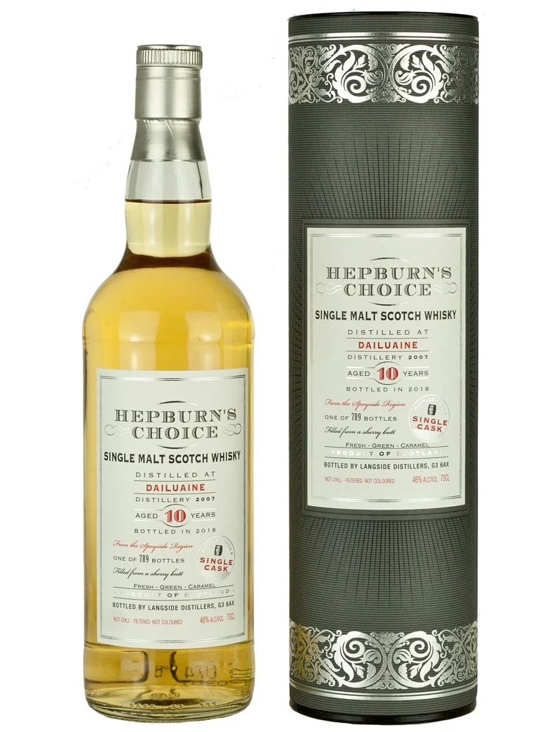 Dailuaine 10 Year Old 2007 Hepburn's Choice