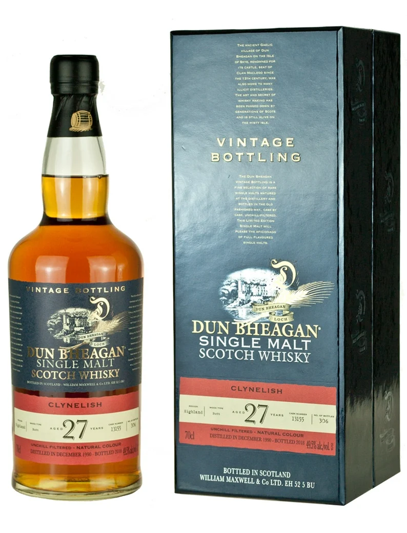Clynelish 27 Year Old 1990 Dun Bheagan