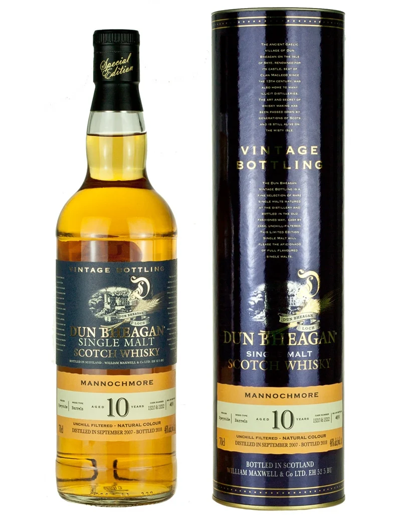 Mannochmore 10 Year Old 2007 Dun Bheagan