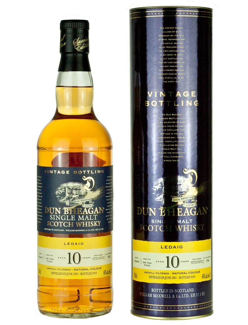 Ledaig (Tobermory) 10 Year Old 2007 Dun Bheagan