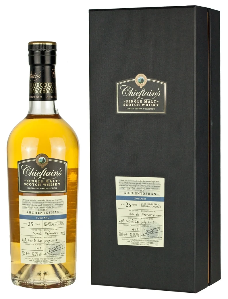 Auchentoshan 25 Year Old 1993 Chieftan's