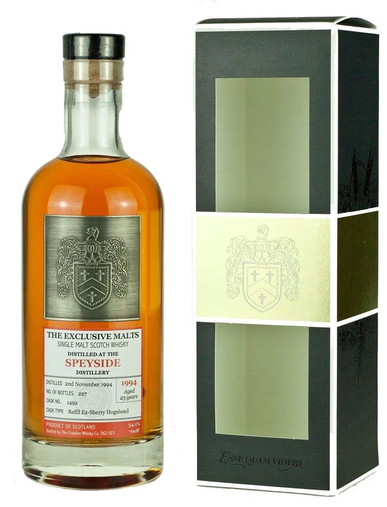 Speyside Distillery 23 Year Old 1994 Exclusive Malts