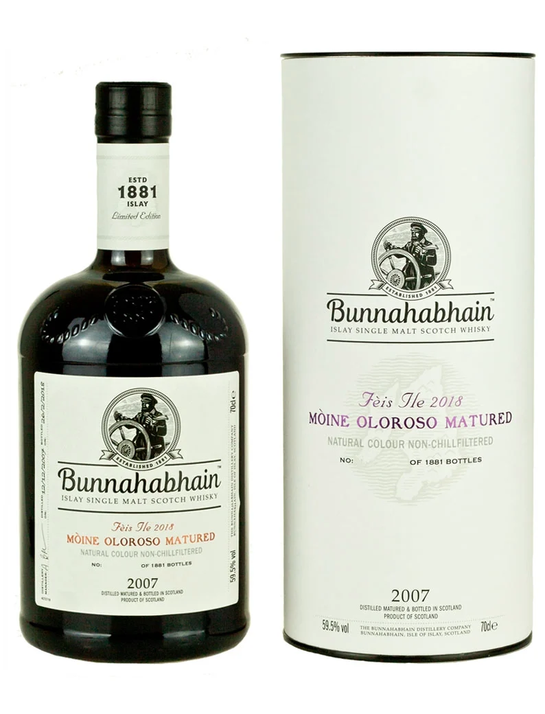 Bunnahabhain 2007 Moine Oloroso Feis Ile 2018