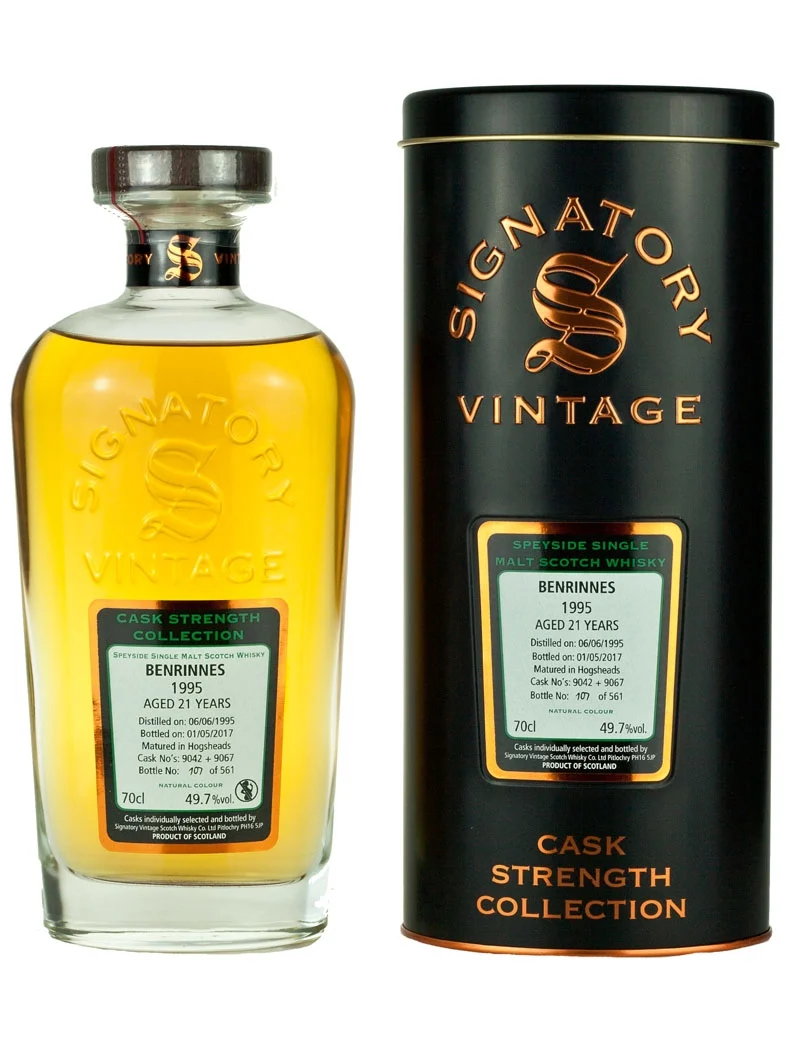 Benrinnes 21 Year Old 1995 Signatory Cask Strength