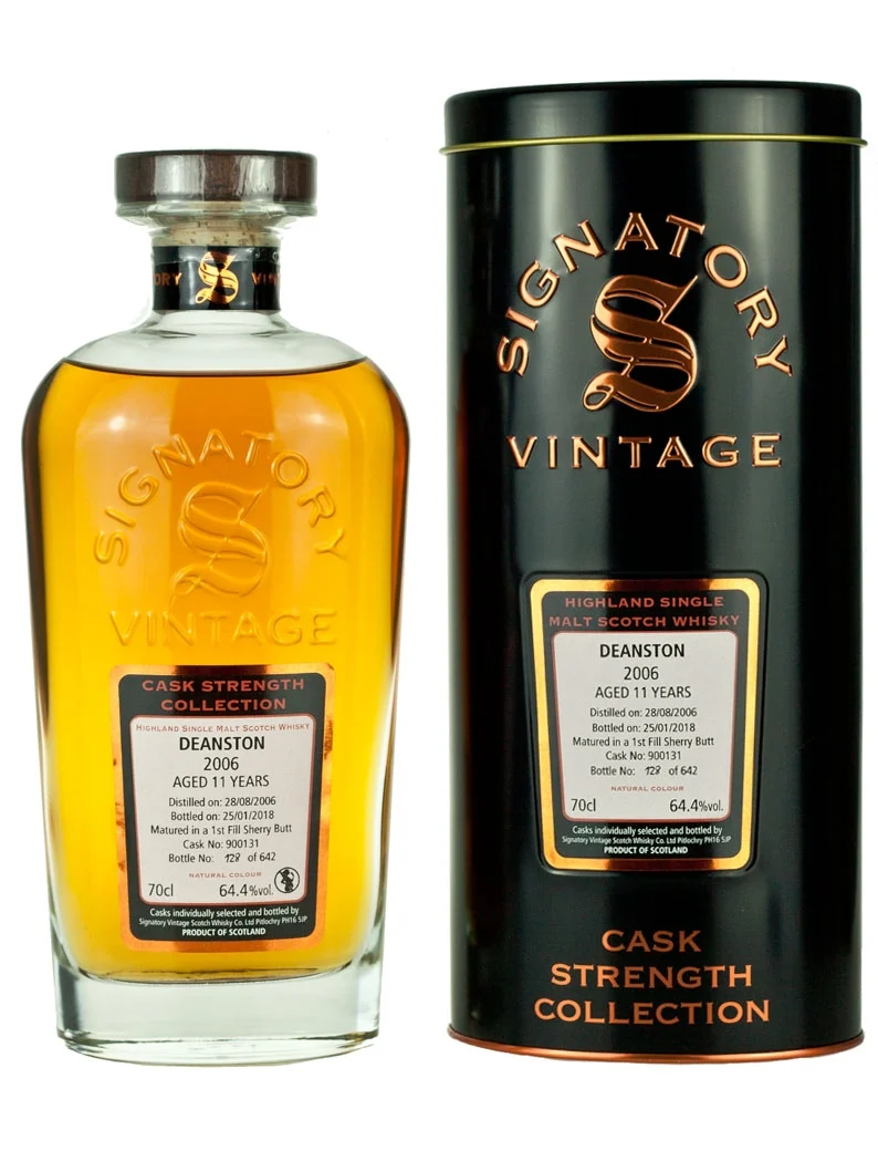 Deanston 11 Year Old 2006 Signatory Cask Strength