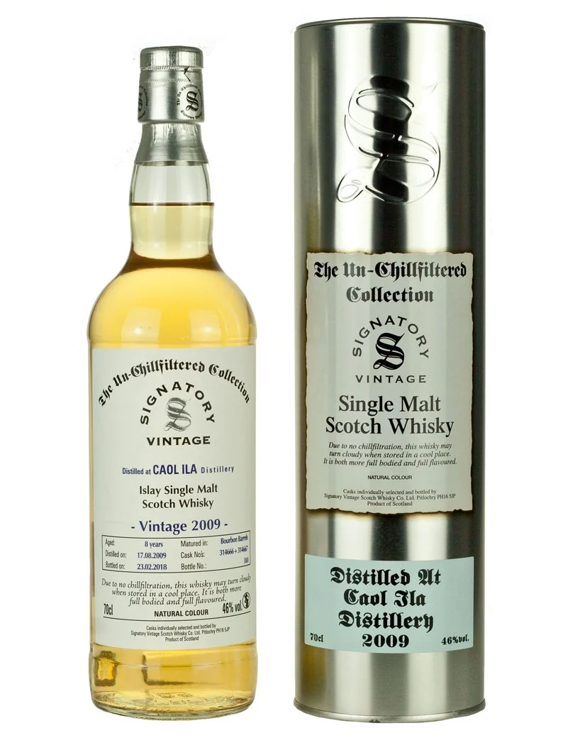 Caol Ila 8 Year Old 2009 Signatory Un-Chillfiltered