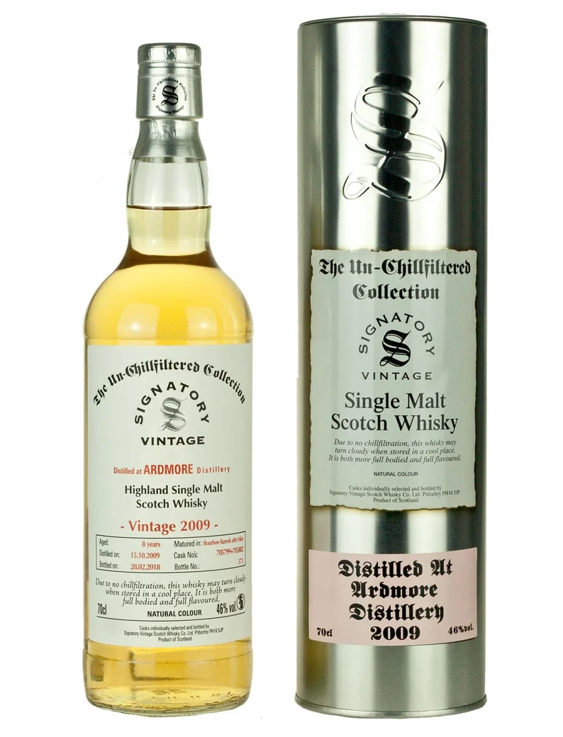 Ardmore 8 Year Old 2009 Signatory Un-Chillfiltered