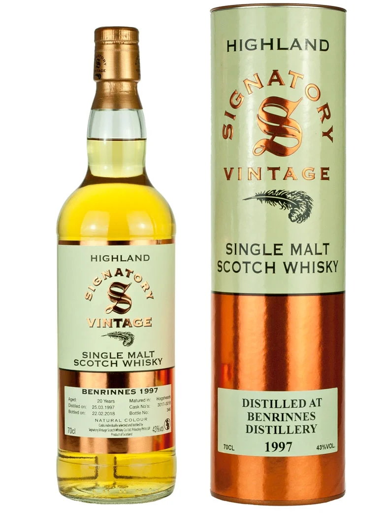 Benrinnes 20 Year Old 1997 Signatory Highland