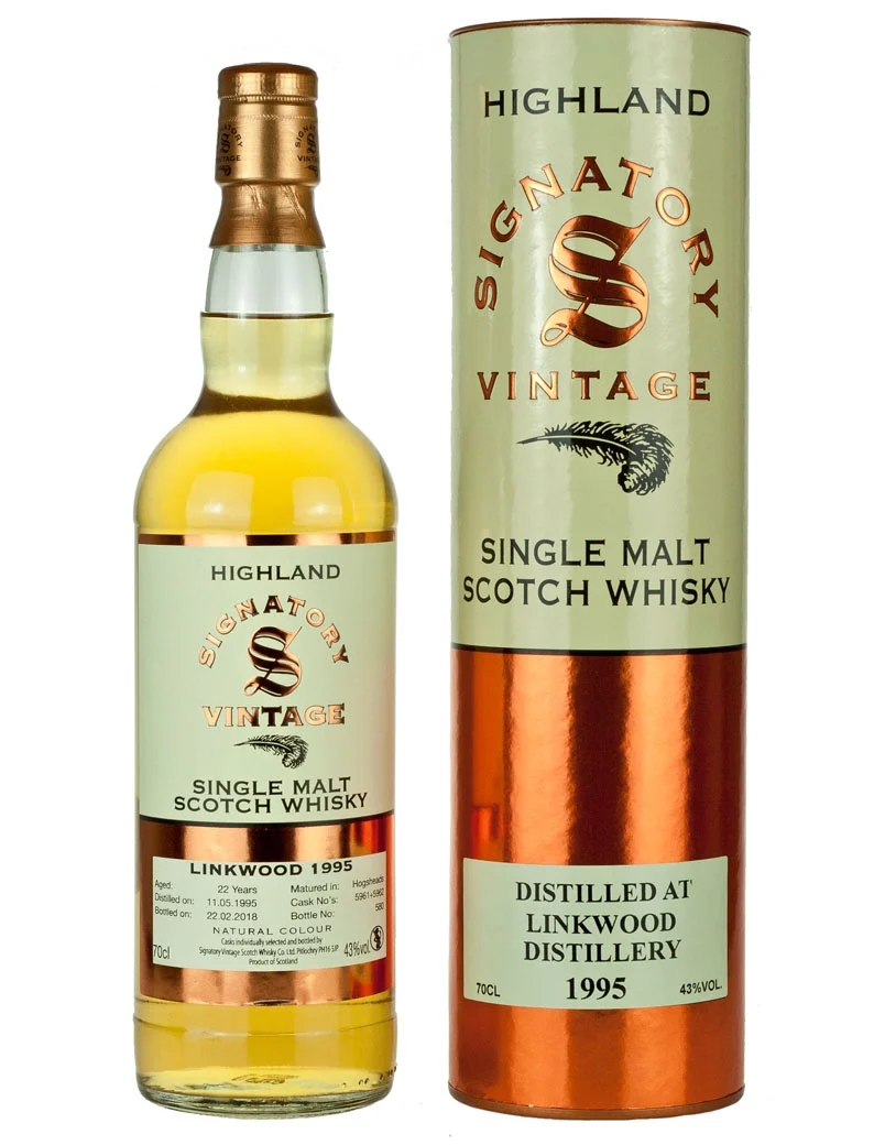 Linkwood 22 Year Old 1995 Signatory Highland
