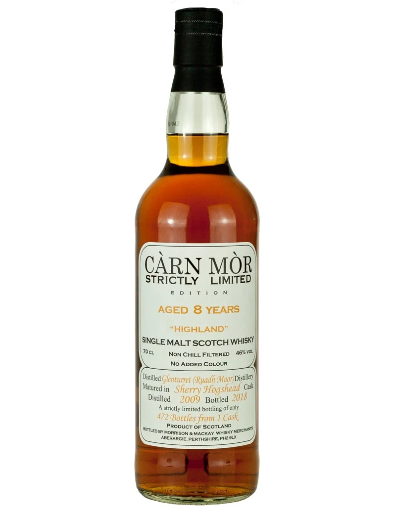 Glenturret 8 Year old 2009 Carn Mor Strictly