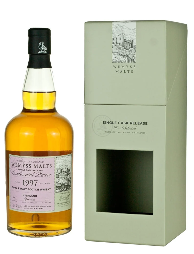 Clynelish 20 Year Old 1997 Continental Platter Wemyss