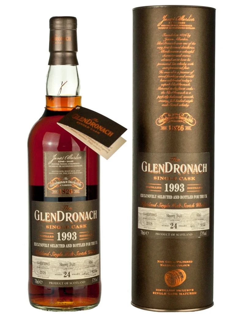 Glendronach 24 Year Old 1993 UK Exclusive