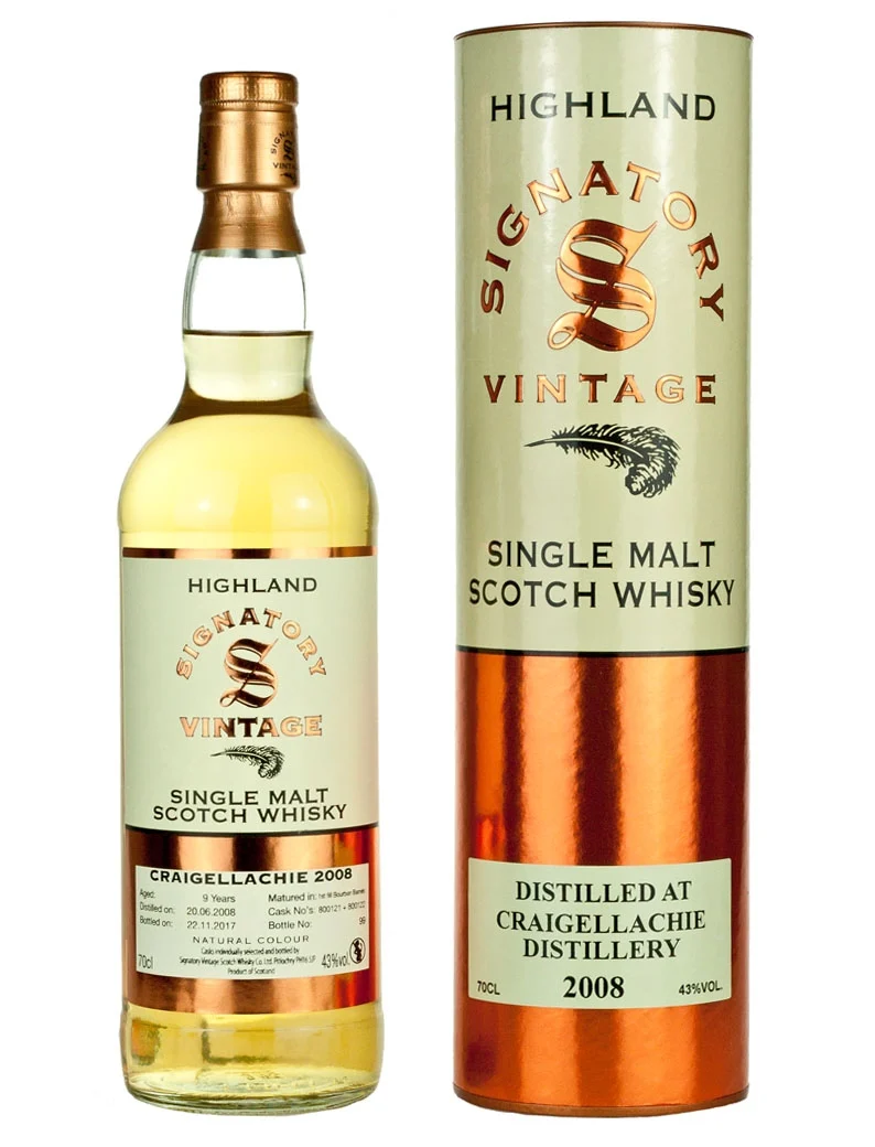 Craigellachie 9 Year Old 2008 Signatory Highland