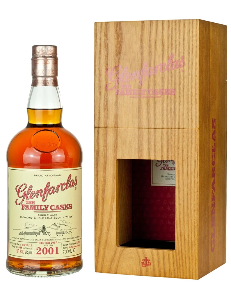 Glenfarclas 16 Year Old 2001 Family Casks Release W17