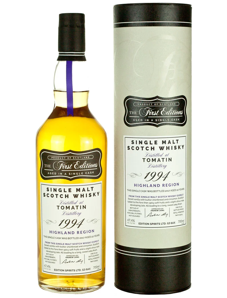 Tomatin 22 Year Old 1994 First Editions