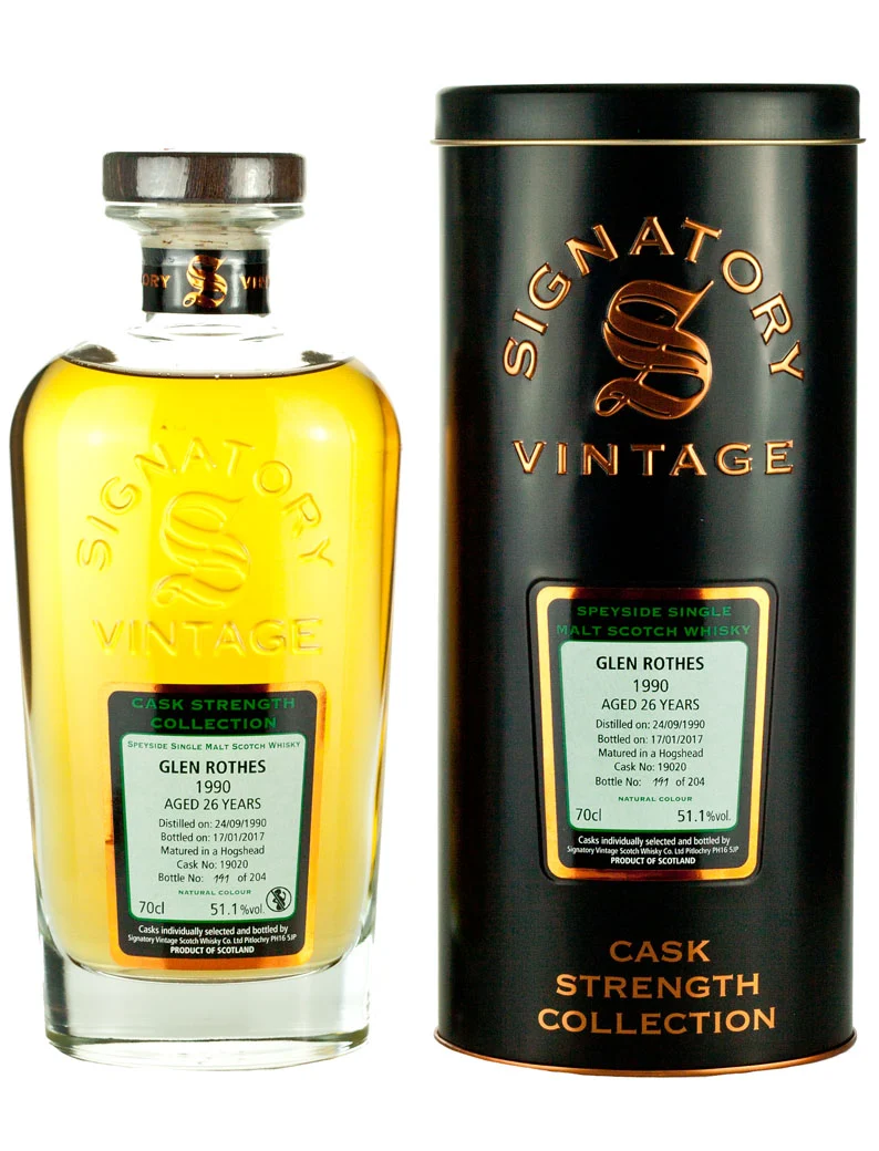 Glenrothes 26 Year Old 1990 Signatory