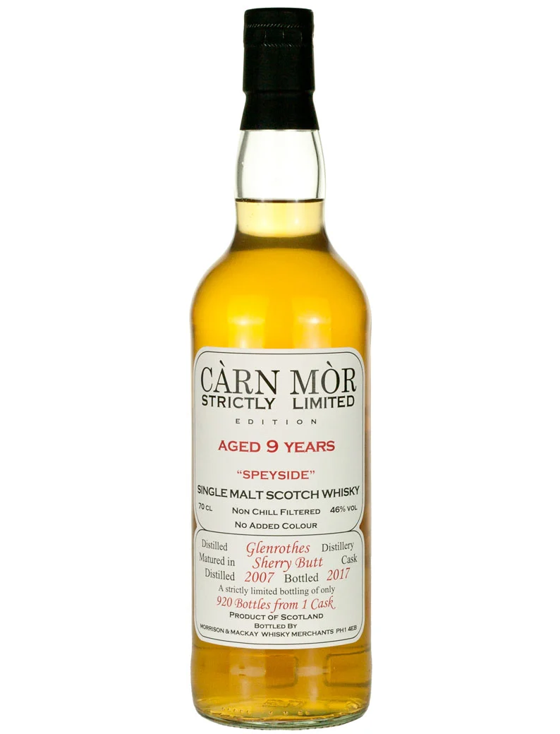 Glenrothes 9 Year Old 2007 Carn Mor Strictly Limited