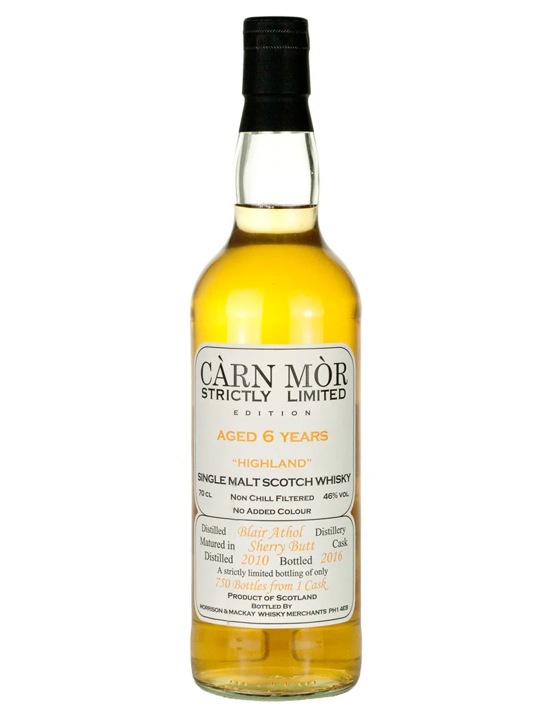 Blair Athol 6 Year Old 2010 Carn Mor Strictly Limited