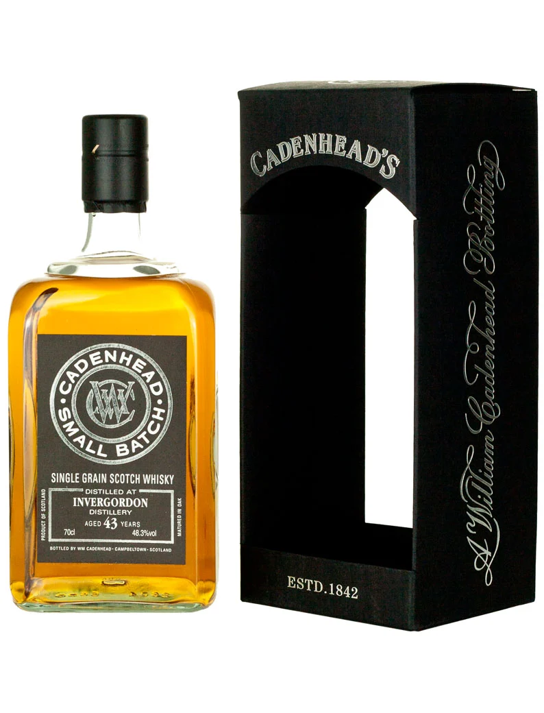 Invergordon 43 Year Old 1972 Cadenhead's Small Batch