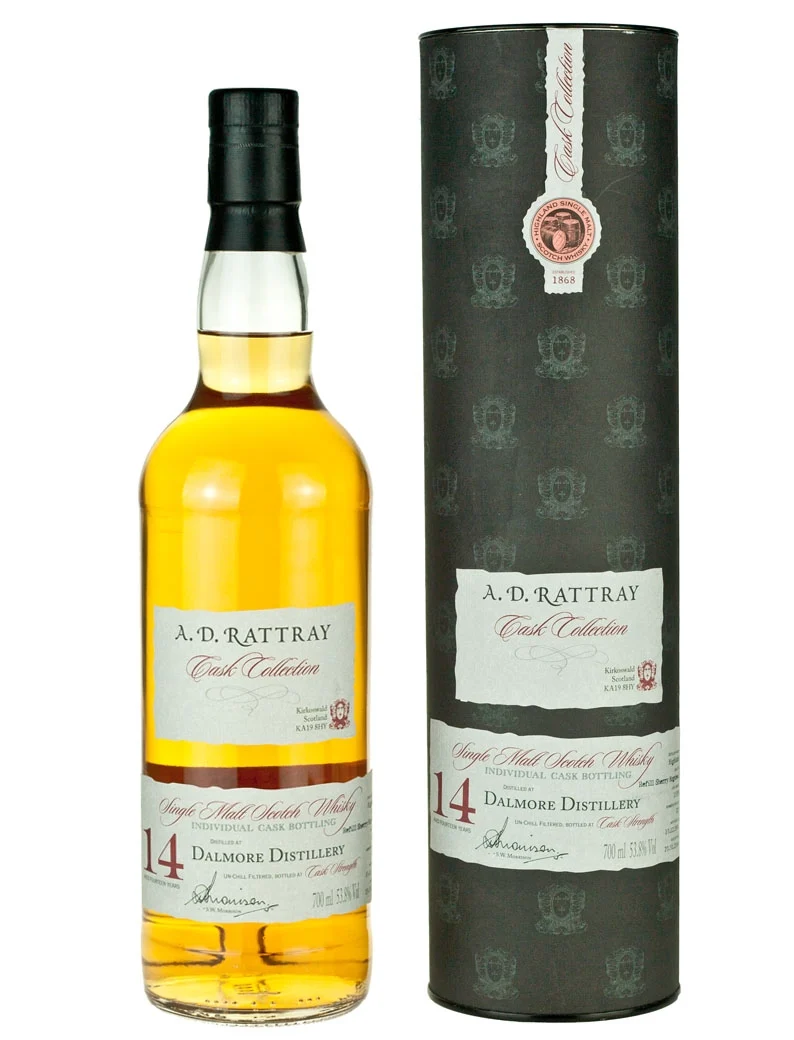 Dalmore 14 Year Old 1999 A.D Rattray Cask Collection