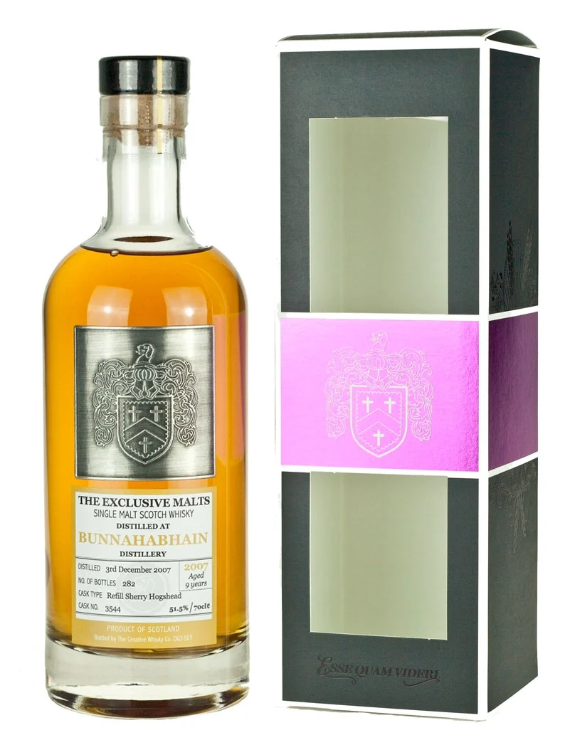 Bunnahabhain 9 Year Old 2007 Exclusive Malts