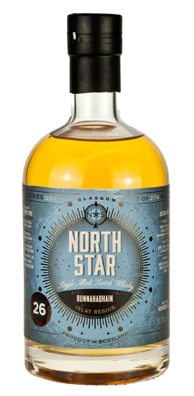 Bunnahabhain 26 Year Old 1990 North Star Spirits