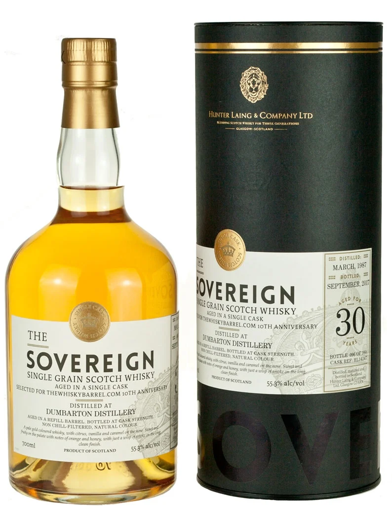Dumbarton 30 Year Old 1987 Sovereign TWB 10th Anniversary