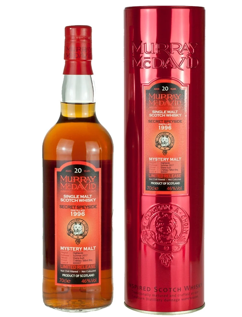 Mystery Malt Secret Speyside 20 Year Old 1996 Murray McDavid