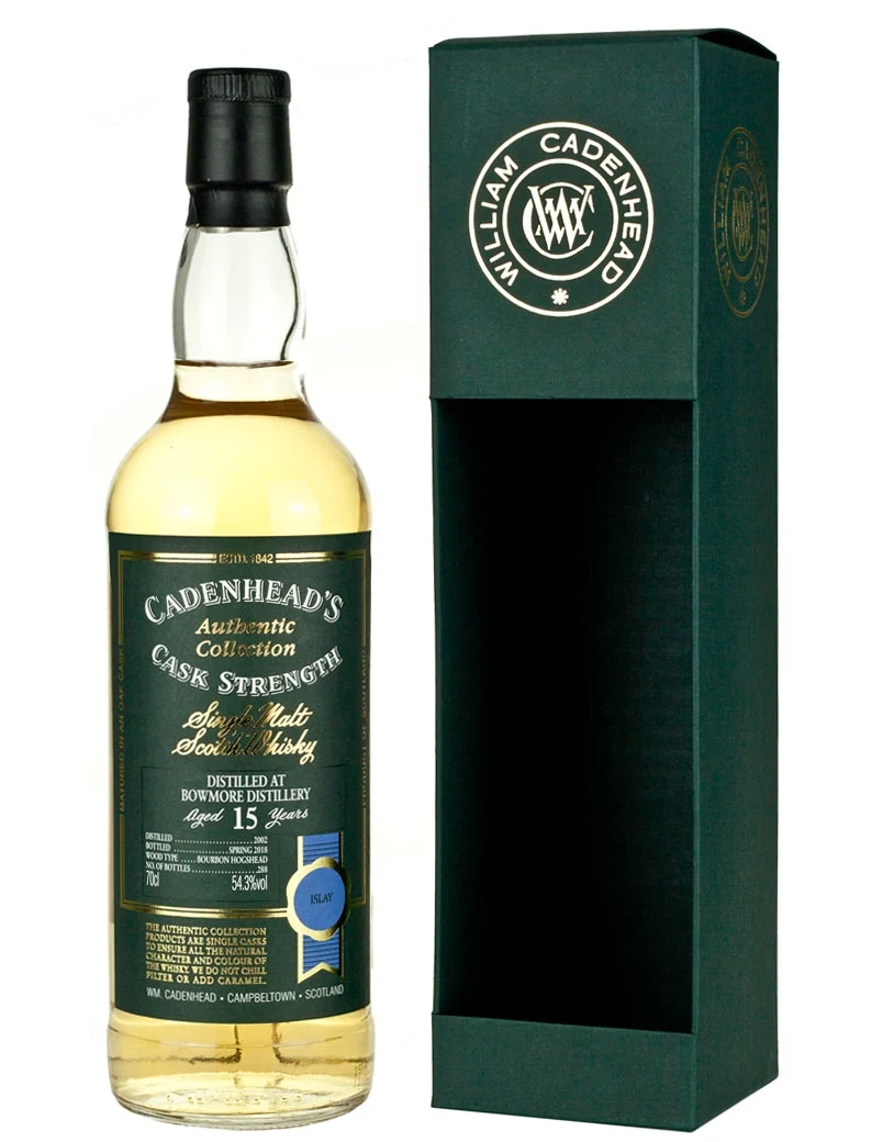 Bowmore 15 Year Old 2002 Cadenhead's Authentic