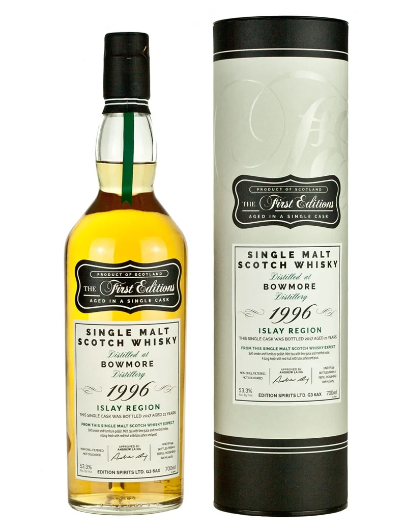 Bowmore 21 Year Old 1996 First Editions