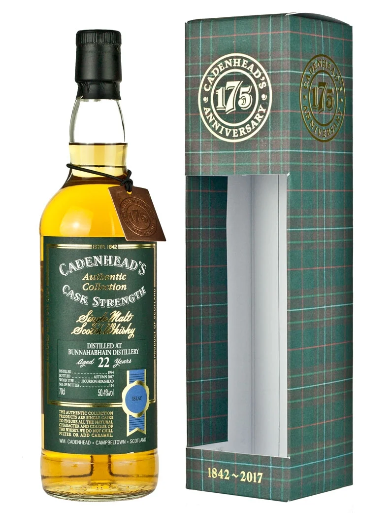 Bunnahabhain 22 Year Old 1997 Cadenhead's Authentic