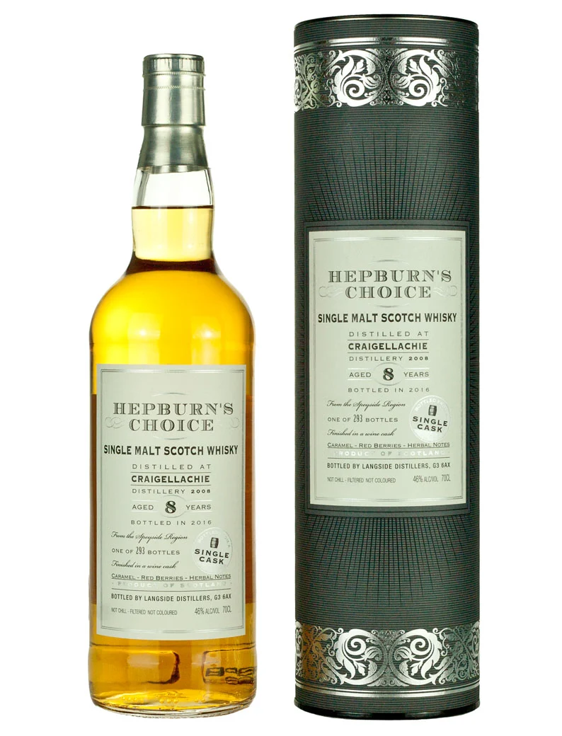 Craigellachie 8 Year Old 2008 Hepburn's Choice