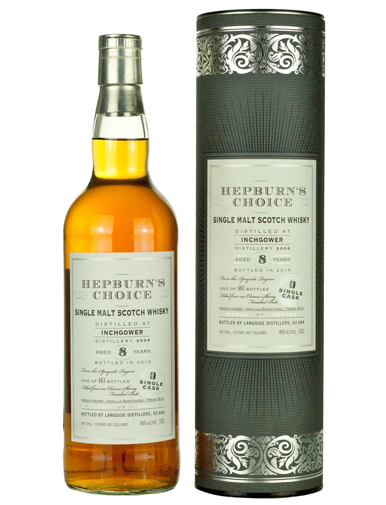 Inchgower 8 Year Old 2008 Hepburn's Choice