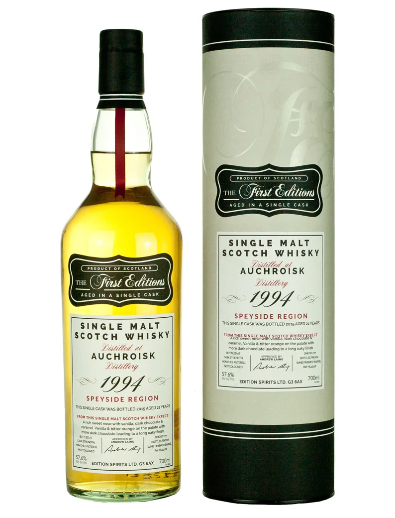 Auchroisk 21 Year Old 1994 First Editions