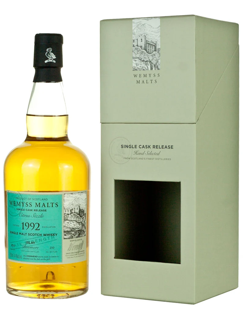 Bowmore 24 Year Old 1992 Citrus Sizzle Wemyss