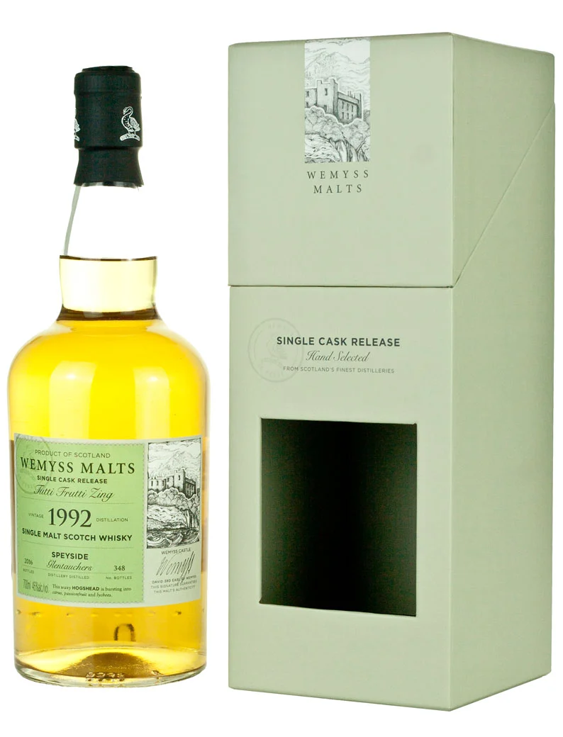 Glentauchers 24 Year Old 1992 Tutti Frutti Zing Wemyss