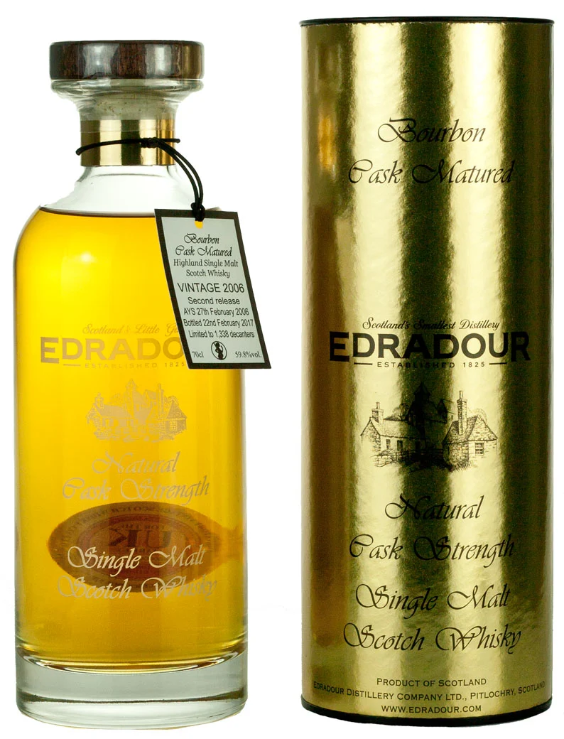 Edradour 10 Year Old 2006 Bourbon Cask IBISCO