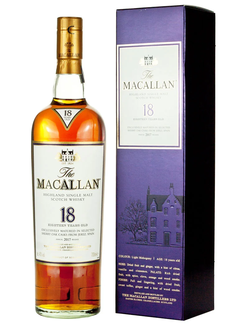 Macallan 18 Year Old Sherry Oak (2017)