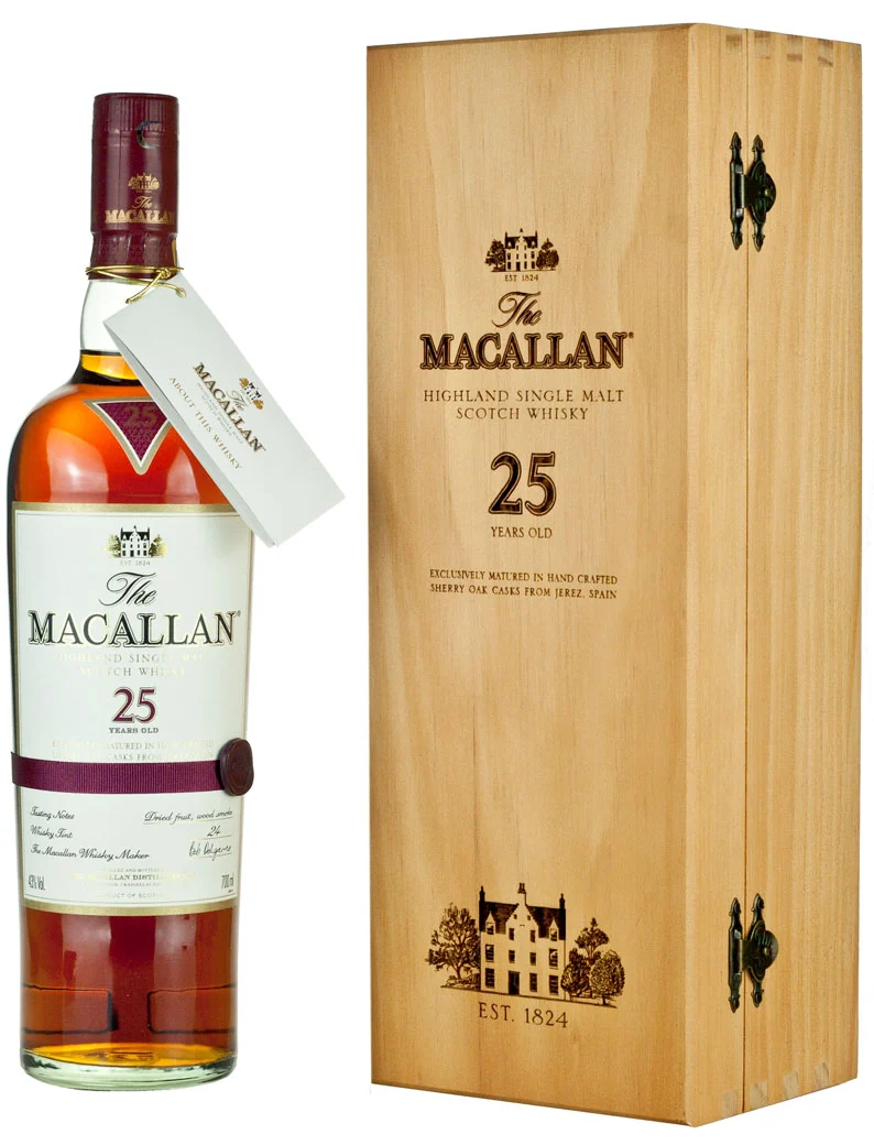 Macallan 25 Year Old Sherry Oak