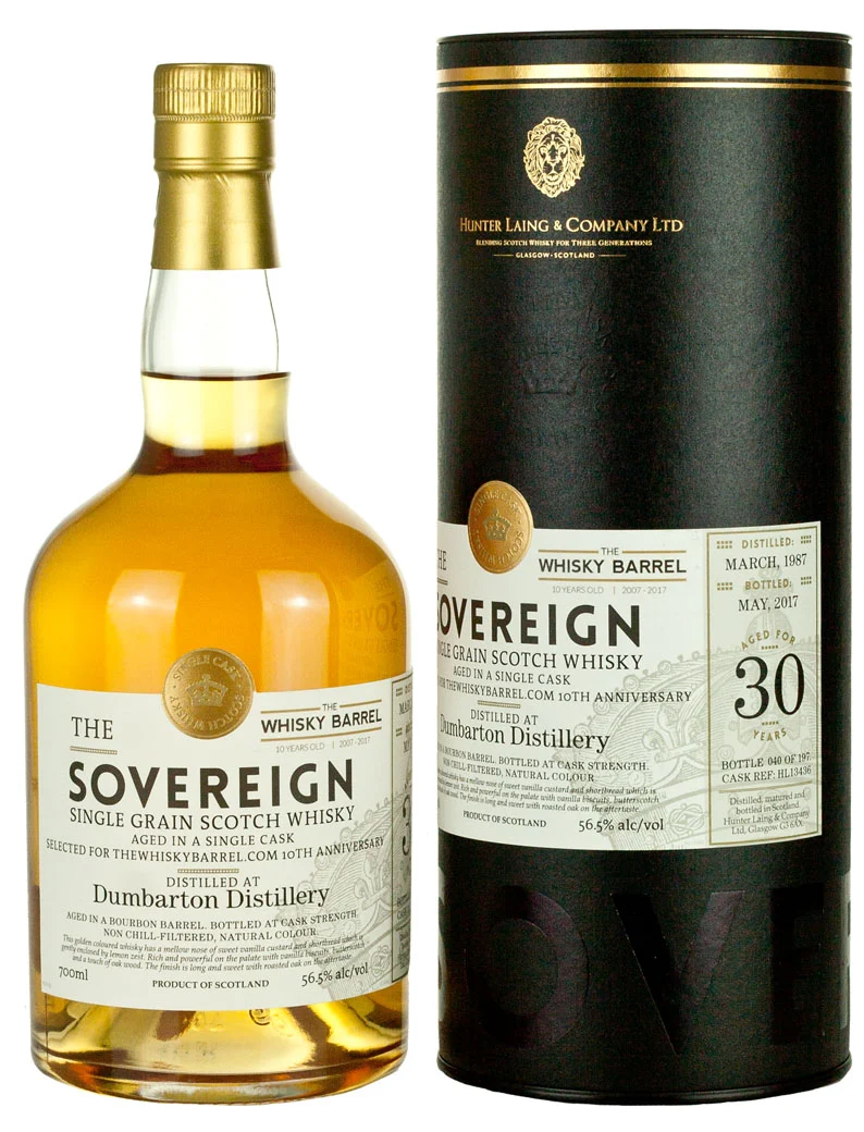Dumbarton 30 Year Old 1987 Sovereign TWB 10th Anniversary