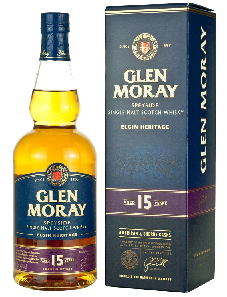 Glen Moray 15 Year Old Elgin Heritage